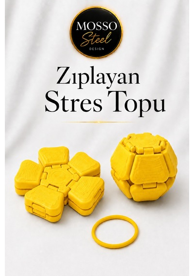 Zıplayan Stres Topu Clicker Stres Topu Lastik Mekanizmalı 3d Baskı Mekanik Fidget Oyuncak Ms-9