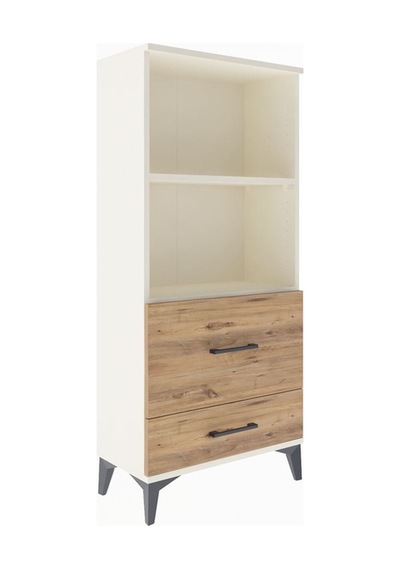 Arges Dolap 2 Raflı 2 Çekmeceli 60x30x134 Aytaşı-çam Aytaşı