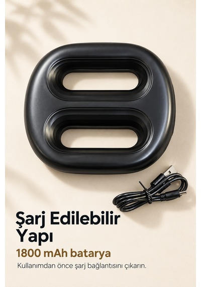 Bel Kemeri İle Kullanılan Isıtmalı Titreşimli Masaj Aleti Çok Renkli