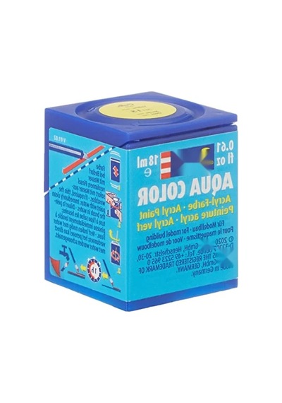Su Bazlı Sarı Mat Maket Boyası - 18 Ml 0.2 L