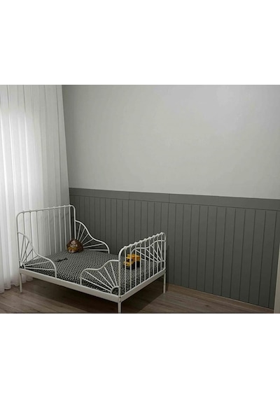 45x102 1 Adet Dekoratif, Duvar Çıtası Ham Ahşap Duvar Paneli, Boyanabilir, Ham, Mdf Panel