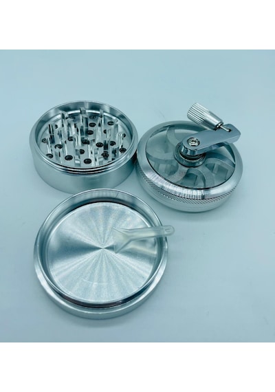 Tobaccoturk724 Çelik Metal 3parça Tutun Öğütücü Grinder 60 MM aly270