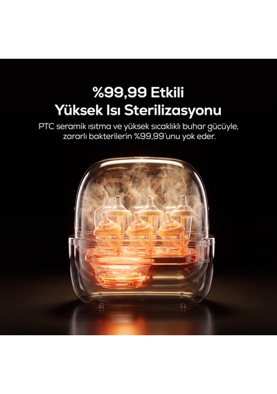 Buharlı Biberon Sterilizatörü Ve Kurutucu X1001