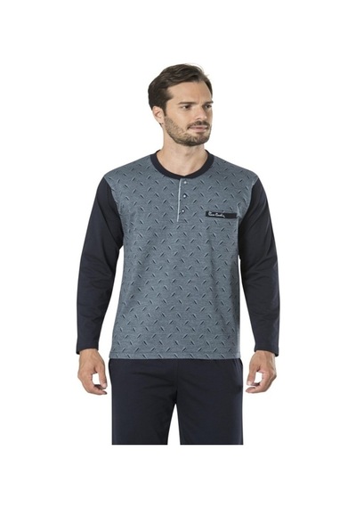 Pierre Cardin 5435 Damatlık Çeyizlik Jakarlı Pijama Takımı