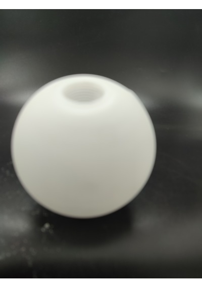 G.9 Ampule Göre,glob Avize Camı.beyaz Renkte Çapı:10.00 Cm Küre.kendinden Dişli. Süt Beyaz Mat Renkte