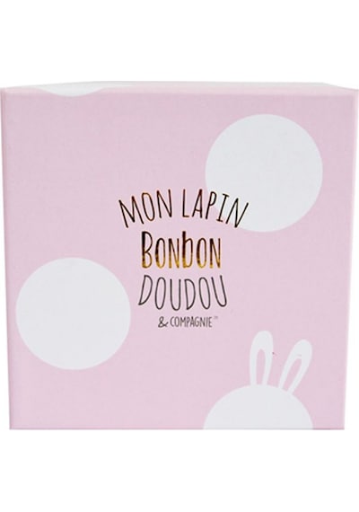 Doudou Hediye Kutulu Pembe Tavşan Panduf