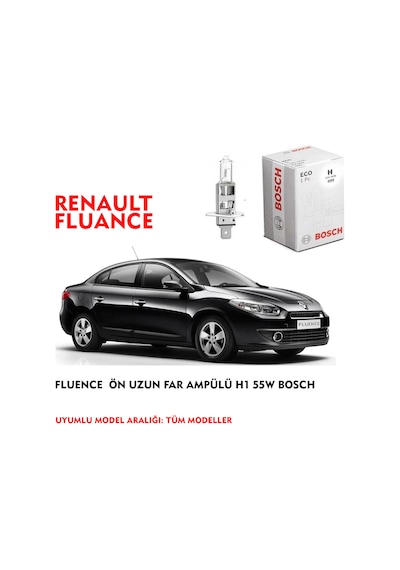 FLUENCE  ÖN UZUN FAR AMPÜLÜ H1 55W BOSCH