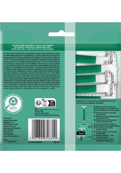 Wilkinson Sword Extra Essential 2 Bıçaklı Erkek Kullan At Tıraş Bıçağı 5'li