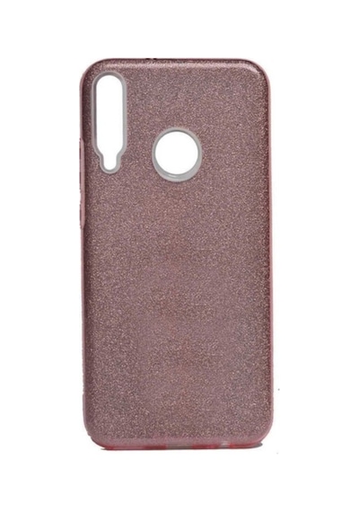 Huawei P40 Lite E Kılıf Zore Shining Silikon Rose Gold