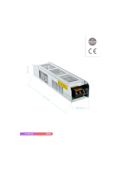 ACK LED Trafosu 10 Amper 120W
