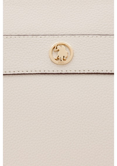U.S. Polo Assn. Kadın Ekru Çapraz Çanta 50304989-VR019