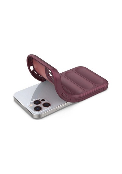 Apple iPhone Uyumlu  12 Pro Kılıf Optimum Silikon - Bordo