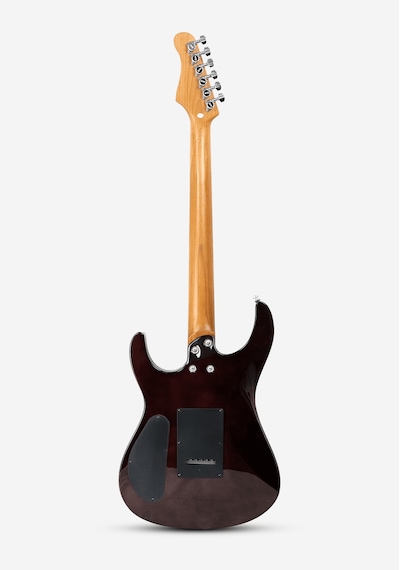 Luxars S-g37-t Sbl Hh Elektro Gitar Spalted Blue