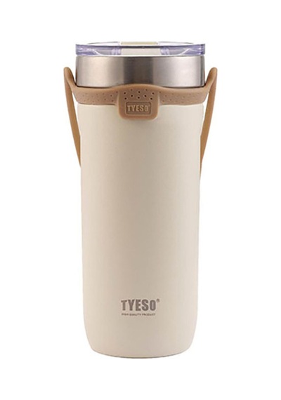 Tyeso Soulmate Tumbler Vakumlu Paslanmaz Çelik Silikon Askı 710ml Renkli