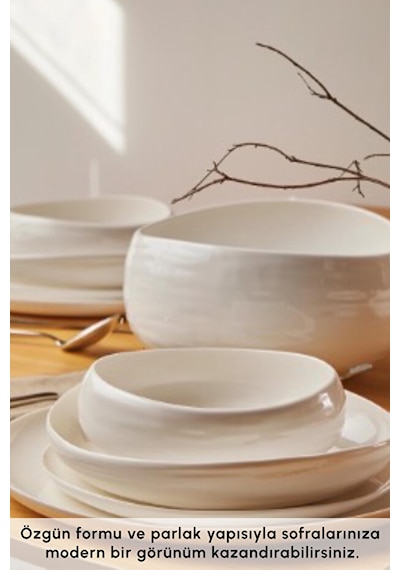 Karaca  Earth Collection Clay 55 Parça 12 Kişilik Yemek Takımı