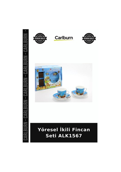 Özel Üretim Yöresel İkili Fincan Seti Alk1567 Diğer