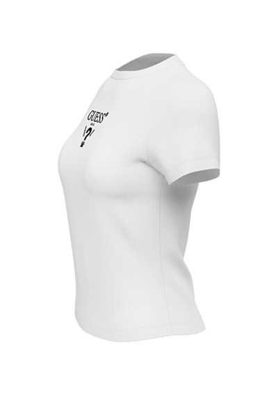 Guess Bayan T Shirt V4yı21 Kcdh1 G011 Beyaz Beyaz