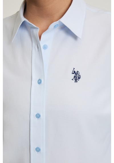 U.s. Polo Assn. Kadın Açık Mavi Gömlek Basic 50324791-vr003 Acık Mavı