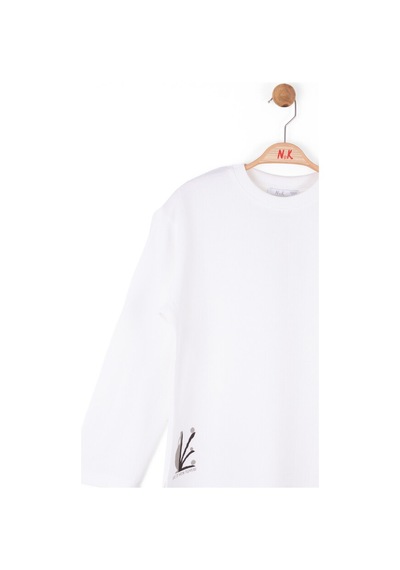 Xo Kids Erkek Çocuk Sweatshirt 8-14 Yaş 47310 Ekru