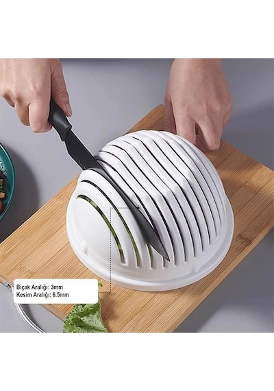 Sn-27136 Pratik Meyve Sebze Salata Dilimleyici Kesici Stantart