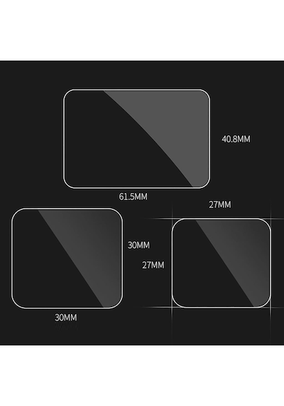 Gopro Hero 9 Black İçin Ekran Lens Koruma Seti Şeffaf