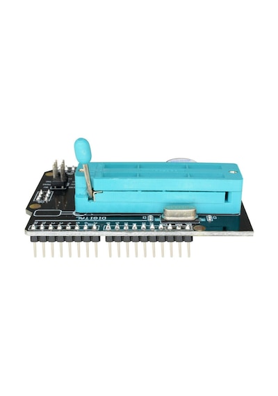 Alkatronik-Arduino Avr Isp Programlama Shield Genişleme Kartı Zif Soket