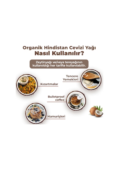 TheLifeCo Organik Hindistan Cevizi Yağı 337 ML