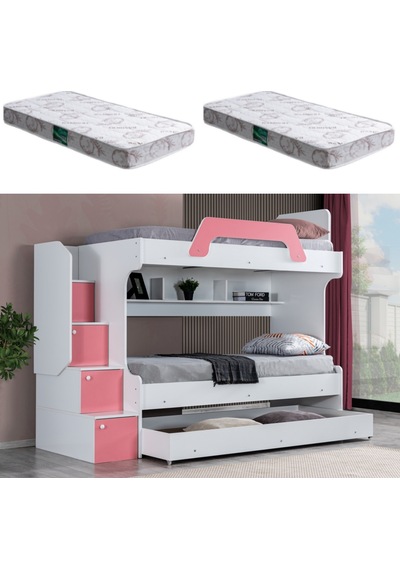 Ranza, Inci Yavrulu Ranza Pembe 2 Adet Comfort Yatak 90 x 190 CM