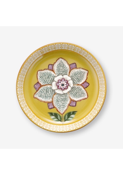 Sarı Porselen Çay Tabağı 9 Cm