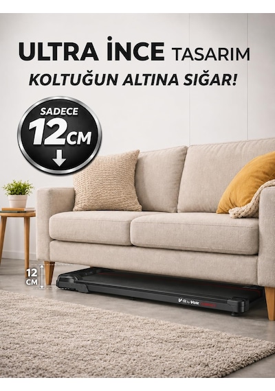 Tr V-fit By Voit Compact Katlanabilir Koşu Ve Yürüyüş Bandı Manuel Eğimli, Uzaktan Kumandalı, 10 Km/h
