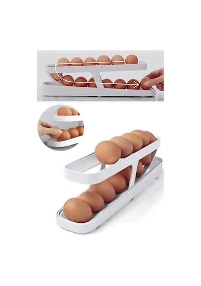 Ayrex Mithra Life 2 Katlı Otomatik Yumurta Standı Buzdolabı İçi Yumurtalık Organizeri Mıt1160 Diğer