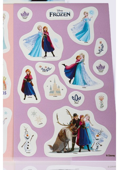 X Dekomus Lisanslı Elsa Frozen 2'li Kuşe Sticker Altın