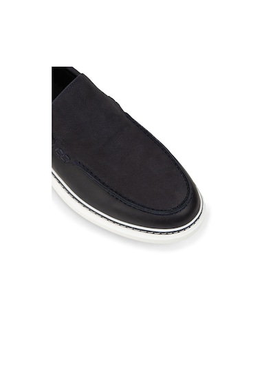 Deery Erkek Hakiki Nubuk Lacivert Loafer Ayakkabı - Ek111mlcvc01 Lacivert