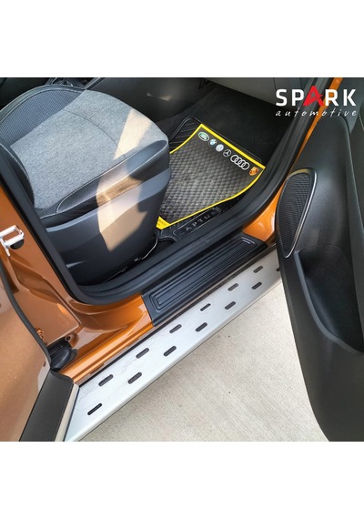 Renault Captur 2013-2019 Yıl Aralığı Uyumlu Kapı Eşiği 4 Parça