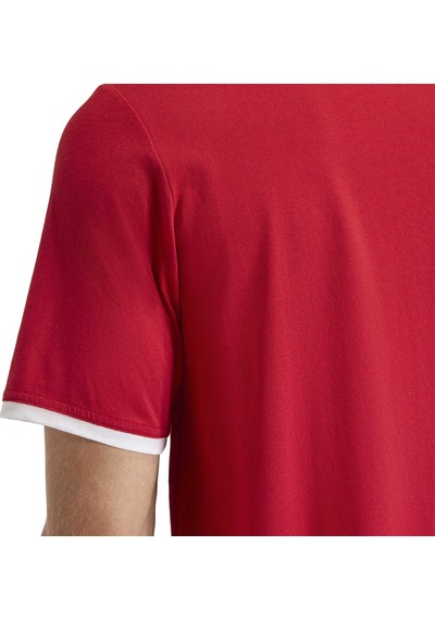 Tepore/whıte Adidas Erkek Futbol T-shirt Ent26 Tee Jz6676 KIrmızı
