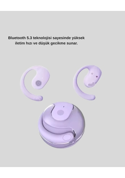 S05 Bluetooth 5.3 Kulaklık Ipx4 Su Geçirmez Hızlı Eşleşme Güçlü Stereo Ses - Diğer