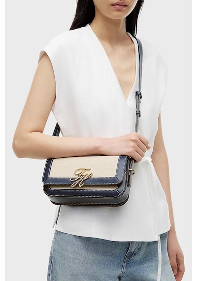 Tommy Hilfiger Logolu Çıkarılabilir Askılı Çanta Kadın Çanta Aw0aw18737 Dw6 Lacivert