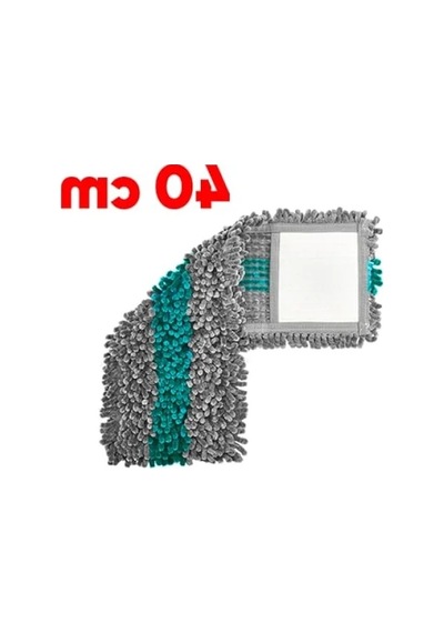 Mikrofiber Makarna Temizlik Mop Yedeği, 40 Cm Açık Bej