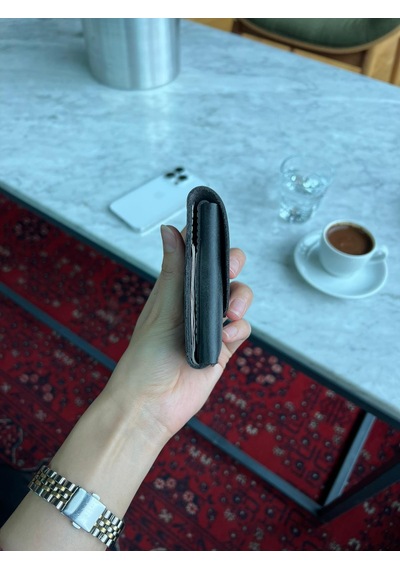 Mft Leather Hakiki Deri Çıtçıtlı Erkek Cüzdan Nova 5801 Antrasit