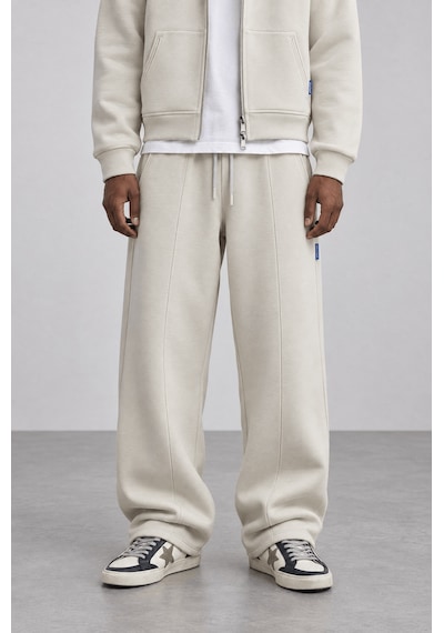 Respire Erkek Basic Panda Baggy Eşofman Altı Bej
