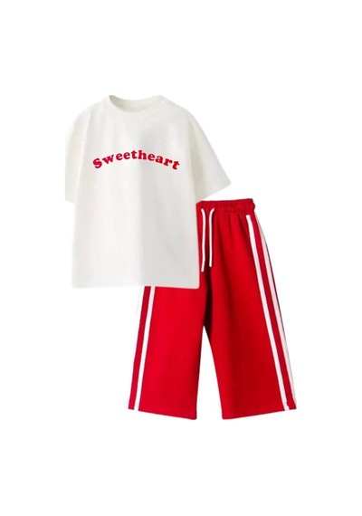Poala Kids Sweetheart Biyeli Set Kırmızı