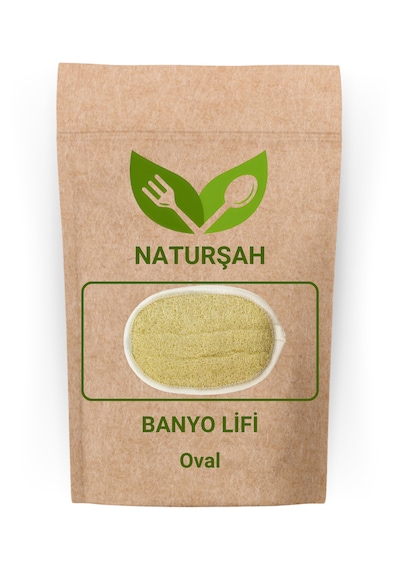 Naturşah Doğal Kabak Banyo Lifi Oval