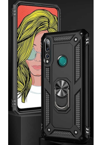 Huawei Y9 Prime 2019 Kilif Yüzüklü Zirh Tank Vega 405443071