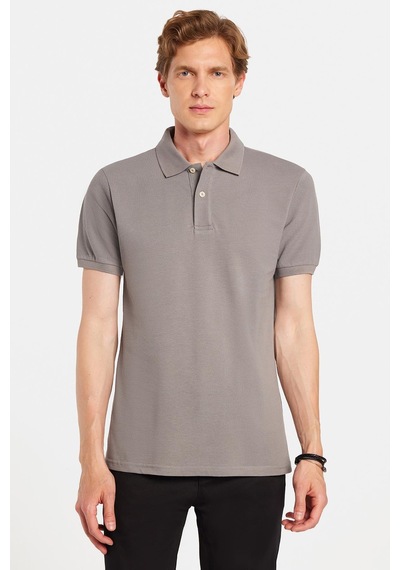 Tudors Erkek Slim Fit Dar Kesim %100 Pamuklu Gri Polo Yaka Tişört-32797 Gri Tudors Erkek Slim Fit Dar Kesim %100 Pamuklu Gri Polo Yaka Tişört-32797 Gri