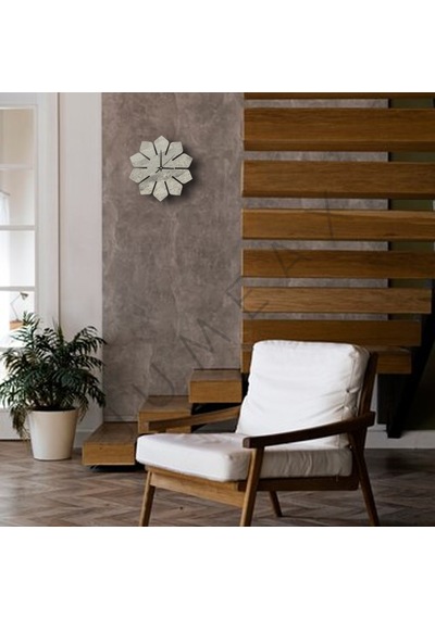 Jumeax London Grigio Mermer Duvar Saati Gri - Füme