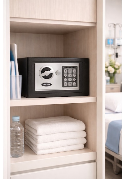 Taytech Ty-004 Mini Çelik Kasa Elektronik Şifreli Ve Anahtarlı