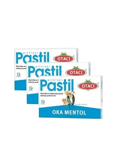 Otacı Pastil Oka Mentol Pastil 16'lı X 3
