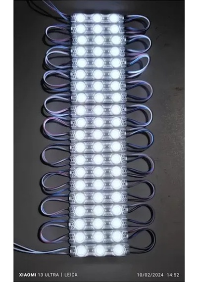 20 Adet 5 Watt Beyaz Işık Kelvin Ip65 Mercekli Modül Led 10 Adet Magnetli, Çok Kaliteli Modül Led Parlak Beyaz