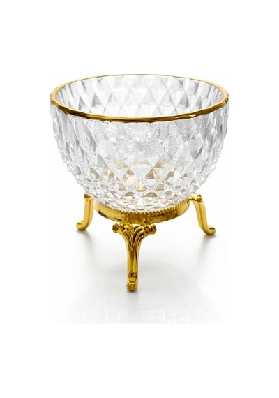 Diamond Metal 3 Ayaklı Sunumluk 6 Lı Gold Altın