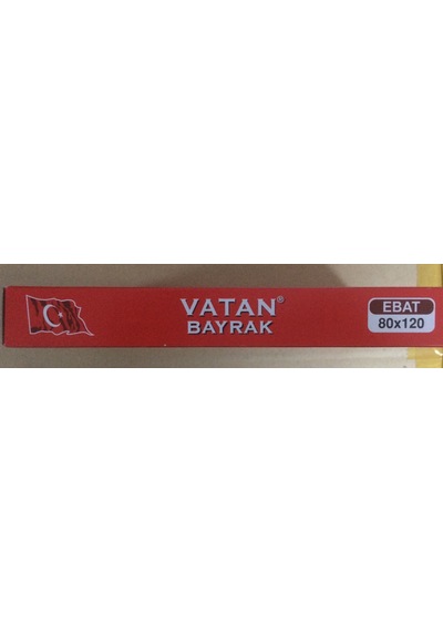 Türk Bayrağı Yükselen Bayrak Vatan Bayrak Ebat 80X120
